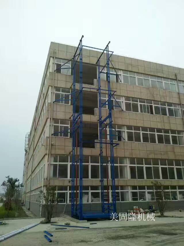郴州室外双臂导轨式升降机厂家